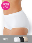 3PACK- Nohavičky s vyšším pásom bezšvové Culotte Intimidea Farba: Černá, velikost XXL