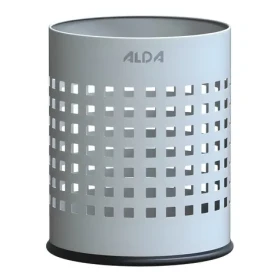 ALDA Officer biela / Odpadkový kôš / 7 l / dierovaný / lakovaná oceľ