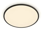 Philips SUPERSLIM CL550 čierna / Stropné LED svietidlo / O 43 cm / 22W / 2700K (929002666901)