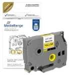 MediaRange TZ-631/TZe-631 žltá / Páska do štítkovača / 12 mm / 8 m / laminovaná / permanentná (MRBTZ631)