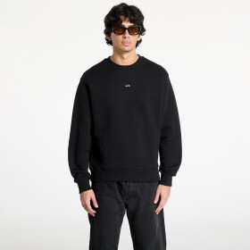 Mikina A.P.C. Boxy Micro Logo Sweatshirt Black XL