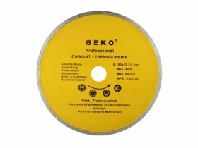 GEKO G00243 / Rezný kotúč diamantový celoobvodový / 180 x 8 x 22.2 mm (G00243)