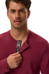 Pánske pyžamo 41919 Honor wine - HENDERSON vínová 3XL