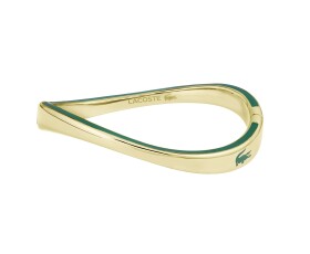 Lacoste Moderný pevný náramok z pozlátenej ocele Glori 2040543