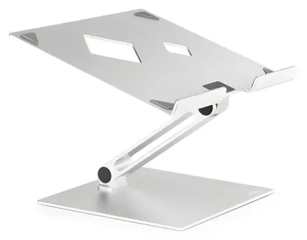 Durable Rise strieborná / Stojan pre notebook / nastaviteľný / skladací / do 17" (505023)