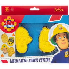 Sada vykrajovatiek hasič Sam 2 ks Sam a vysielač 8x5 cm - Decora - Decora