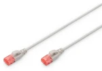 Digitus CAT 6 U-UTP Slim šedý / Sieťový kábel / UTP / AWG 28/7 / 2 m (DK-1617-020S)