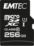 EMTEC microSD EliteGold 256GB + adaptér / UHS-I U1 / čítanie: 90MBs / zápis: 20MBs (ECMSDM256GXC10GP)