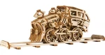 Wooden City 3D Drevené puzzle Dream Express s koľajnicami