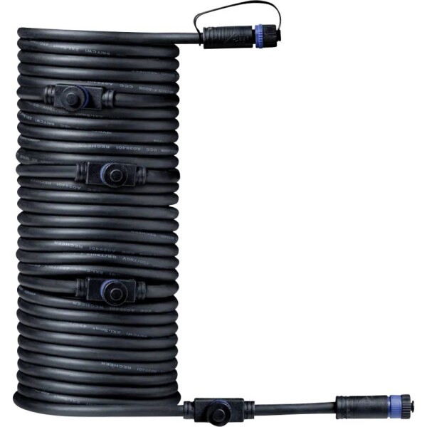 Osvetľovací systém Plug & Shine 5-násobný rozdeľovač Paulmann 93930 čierna; 93930