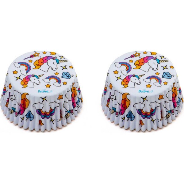 Košíčky na muffiny 36 ks jednorožec (unicorn) - Decora