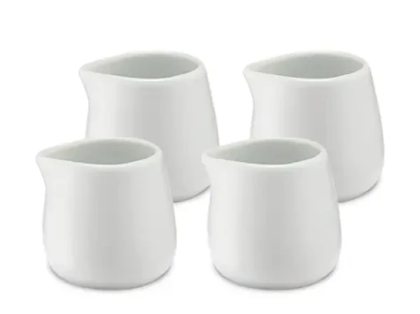 Weis Porcelánové kanvičky na mlieko / Kanvička na mlieko / 100 ml / sada 4 ks / porcelán (19064)
