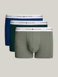 Pánske boxerky TRUNK 3Pack UM0UM02761 0XY Combination Green Tommy Hilfiger