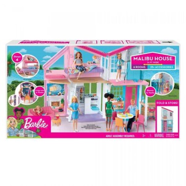 Mattel FXG57 Barbie - herný set domček Malibu