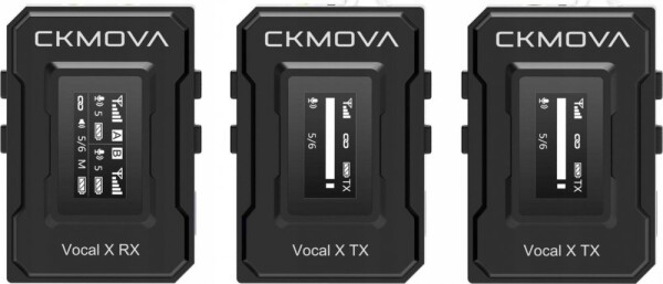 CKMOVA CKMOVA Vocal X V2 MK2 - Bezprzewodowy system z dwoma mikrofonami