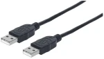 Manhattan USB 2.0 AA / Kábel / 1 m / čierny (353892)