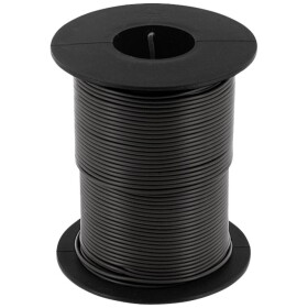 Econ connect KL025SW50 opletenie / lanko, 1 x 0.25 mm², čierna, 50 m; KL025SW50