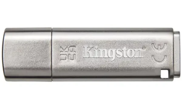 Kingston IronKey Locker+ 50 16GB strieborná / Flash Disk / USB 3.2 Gen 1 - (USB-A 3.0) (IKLP50/16GB)
