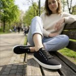 Groundies Lima Black barefoot plátenky 37 EUR