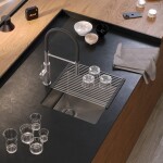 Quadron Quadron - Oceľový drez ANTHONY 50 BRUSH NICKEL MF4444BS