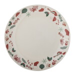 Bloomingville Keramický tanier Yule Ø 28 cm