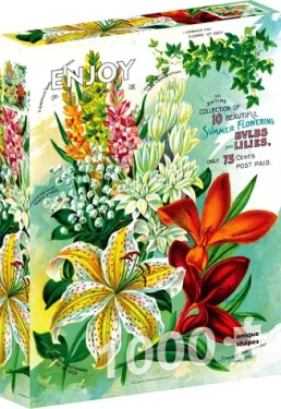 ENJOY Puzzle Vintage kvetinový katalóg