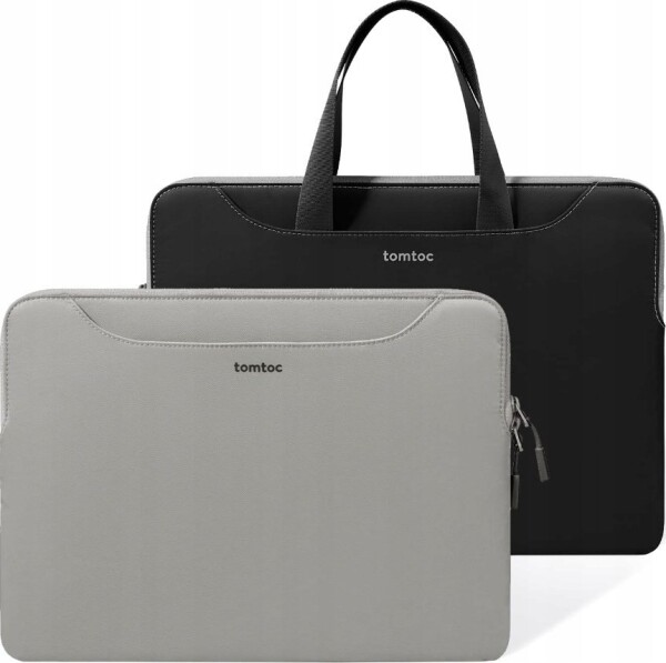 Tomtoc tomtoc Light-A21 Dual-color Slim Notebook Handbag, 13,5 Inch - Gray