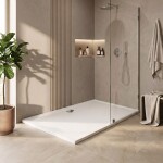 REA - Akrylátová vanička Savoy biela 80x100 REA-K5332