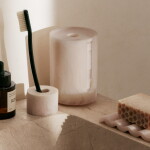 Ferm Living Zásobník na vatové tampóniky Mist Pearl
