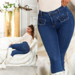 Sexy Skinny Jeans with patch pockets denimblue 42