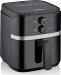 Severin FR 2452 čierna / Teplovzdušná fritéza / 1500W / 5l / 80 ° C - 200 ° C / 6 programov (FR 2452)