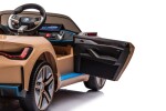 Mamido Elektrické autíčko BMW I4 Zlaté 4x4