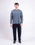 Carhartt WIP L/S Chase T-Shirt Cozy Blue/Gold XL