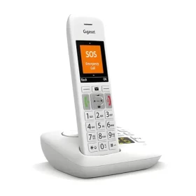Gigaset E390A biela / Bezdrôtový domáci telefón / So záznamníkom / ECO DECT / Telefónny zoznam 200 kontaktov (S30852-H2928-C102)