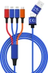 Smrter Hydra Elite 6in1 / Nabíjací kábel / Nylon / Lightning (SMRTER_ELITE_L_MIX)