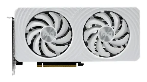 Palit GeForce RTX 5060 OC biela / Grafická karta / 2527 MHz / 8GB GDDR7 / 128-bit / 1x HDMI + 3x DP / 550W (NE75060U19P1-GB2063M)