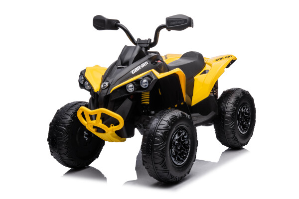 Mamido Mamido Detská elektrická štvorkolka Can-Am Renegade | R/C | 180W | 4x4 | 12V14Ah | EVA žlté