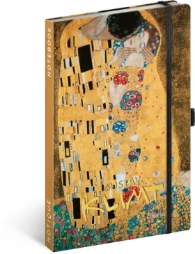 NOTIQUE Notes Gustav Klimt, linajkový, 13 x 21 cm (A-34380)