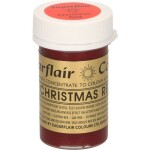 Gélová farba Christmas Red 25 g - Sugarflair - Sugarflair
