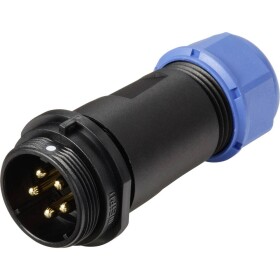 Weipu SP2111 / P 5 II guľatý faston, 1 ks; SP2111 / P 5 II