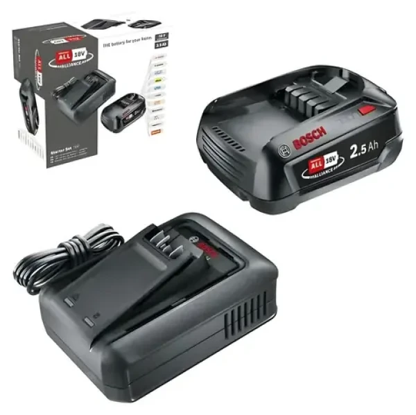 BOSCH AL 18V-44 / Sada nabíjačky a akumulátora / 4,4 A / 2,5 Ah / Li- ION / 18V (1600A031T4)