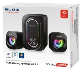 Blow PC reproduktory čierna (66-399#) / Reproduktory / 2.1 / 3 W RMS / USB / 3.5mm Jack (66-399#)