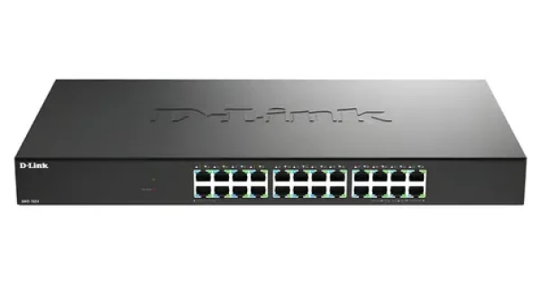D-Link DMS-1024/E sivá / Switch / 24x RJ-45 2,5 Gbps / Unmanaged (DMS-1024/E)