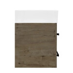 Kúpeľňová skrinka s umývadlom a čiernou úchytkou SAT Cube Way 60x53x46 cm dub Wellington mat CUBE46C602DWSATCWL CUBE46C602DWSATCWL