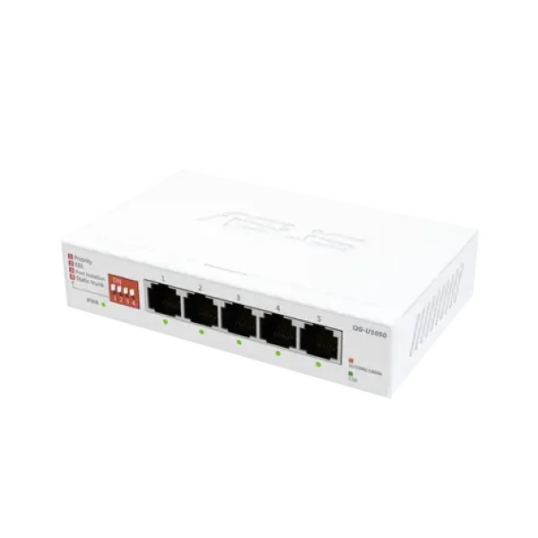Asus QG-U1050 biela / Switch / 5- Port / 2.5G / Unmanaged (90IG09Z0-MO3B00)