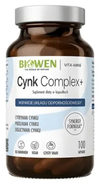 Biowen Zinc 3X Immunity / Výživový doplnok / zinok / 100 kapsúl / bez lepku a cukru