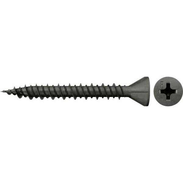 Fischer 665103 sadrokartónové dosky 3.9 mm 30 mm krížová dražka Philips tvrdené, fosfátované 1000 ks; 665103
