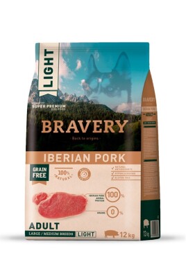 Bravery Dog Large/Medium Adult Light Pork