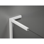 MEXEN/S - Velar L sprchovací kút, posuvné dvere 120 x 70, transparent, biela 871-120-070-03-20