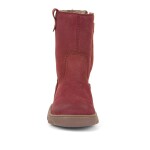 Dievčenské zimné barefoot topánky ZERU TEX BOOT Bordeaux, Froddo, G3160242-4, červená - 25